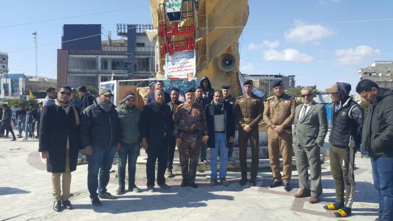 كربلاء آمنة بفضل التعاون بين الأجهزة الأمنية والمواطنين.. وقيادة الشرطة تشكّل لجنة لمتابعة مطالب المتظاهرين (مع الصور)