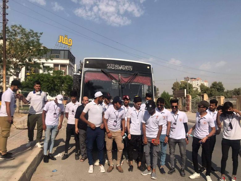 مديرية الشباب والرياضة تشرك ٣٥٠ متطوعاً في الزيارة الاربعينية من أجل تقديم الخدمات