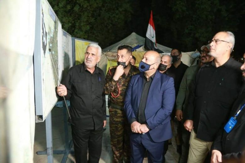 الخطابي يتفقذ مقر فرقة العباس القتالية لتقديم الدعم والإسناد خلال زيارة الأربعين