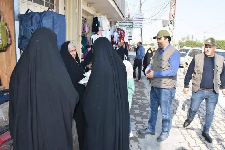 بمشاركة قسم شؤون المرأه، شرطة كربلاء تنفذ حملة تثقيف و توعية حول الابتزاز الالكتروني في المحافظة