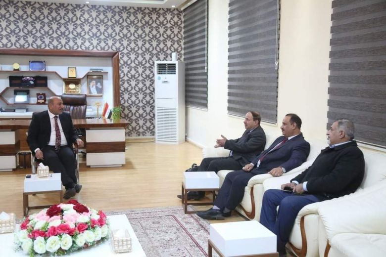 الخطابي يستقبل اللجنة المشرفة على مهرجان خان النخيلة الثقافي