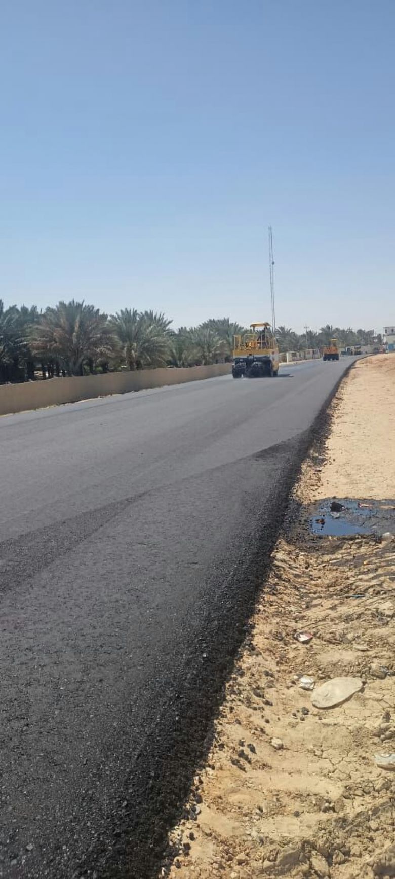 بتوجيه من قبل محافظ كربلاء المقدسة طرق وجسور كربلاء تنجز عدد من المشاريع في المحافظة