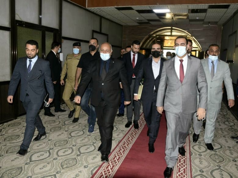 محافظ كربلاء المقدسة يستقبل وزير التخطيط والاخير يشيد بجهود الخطابي في دعم عجلة الاعمار في المحافظة