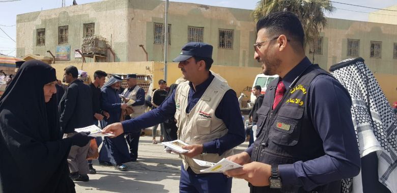 الشرطة المجتمعية في كربلاء تستثمر الزيارة الشعبانية لمحاربة الشائعات الكاذبة