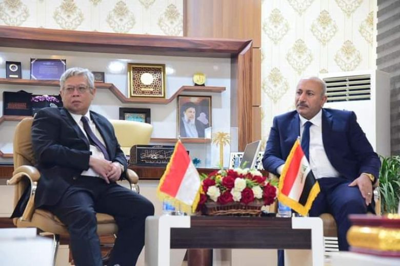 الخطابي يتباحث مع السفير الاندونيسي تطوير العلاقات والتبادل التجاري بين البلدين