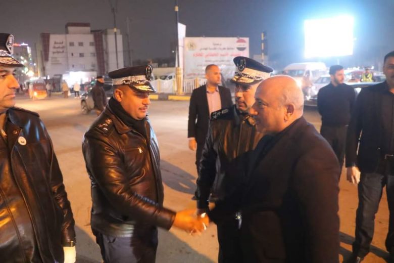 محافظ كربلاء المقدسة يوجه باعداد مخططات لبناية جديدة لمرور كربلاء