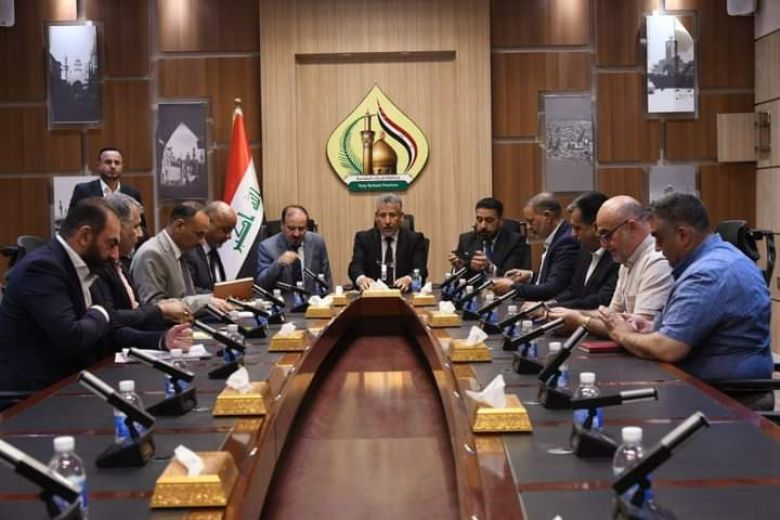 الفتلاوي يترأس اجتماع اللجنة  الفرعية الخاصة بتأهيل طريق يا حسين