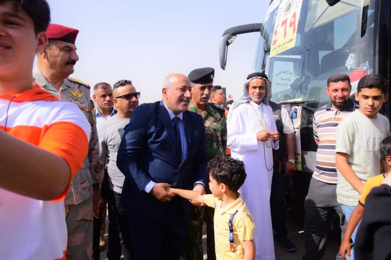 بالصور.. الخطابي يودع قوافل الحجاج الوجبة الثانية المتوجهة الى الديار المقدسة