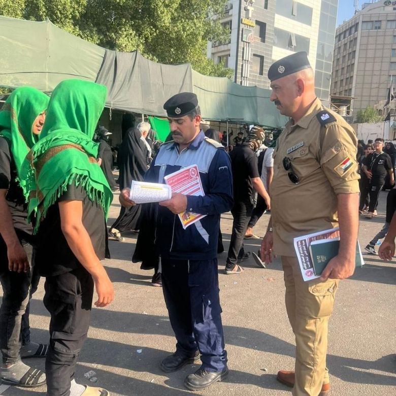 الدفاع المدني في كربلاء تستنفر كل الجهود لتأمين لزيارة الاربعين المليونية
