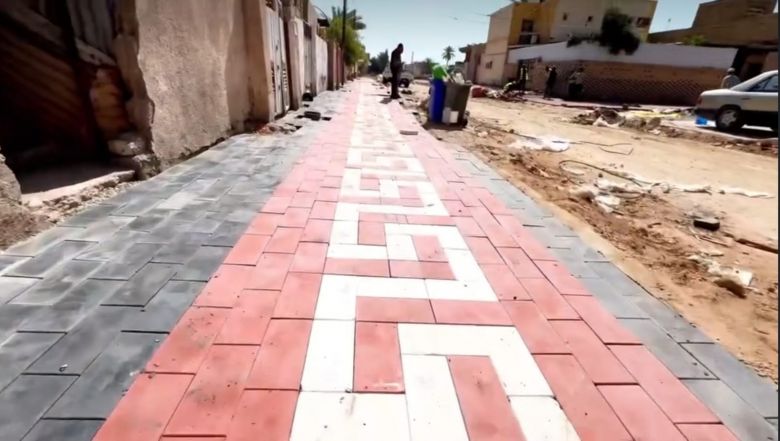 بلدية الهندية تحقق نسب انجاز متقدمة في تأهيل شوارع ام الهوى القديمة