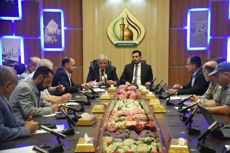الميالي يناقش تنفيذ فقرات مشروع استراتيجي مهم في كربلاء المقدسة
