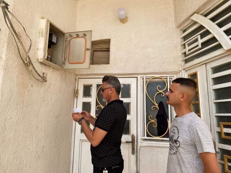 كهرباء كربلاء تباشر بحملة لإزالة التجاوزات على الشبكة الكهربائية
