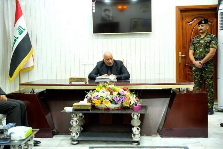 محافظ كربلاء يجتمع بمدراء الدوائر الخدمية في قضاء الهندية