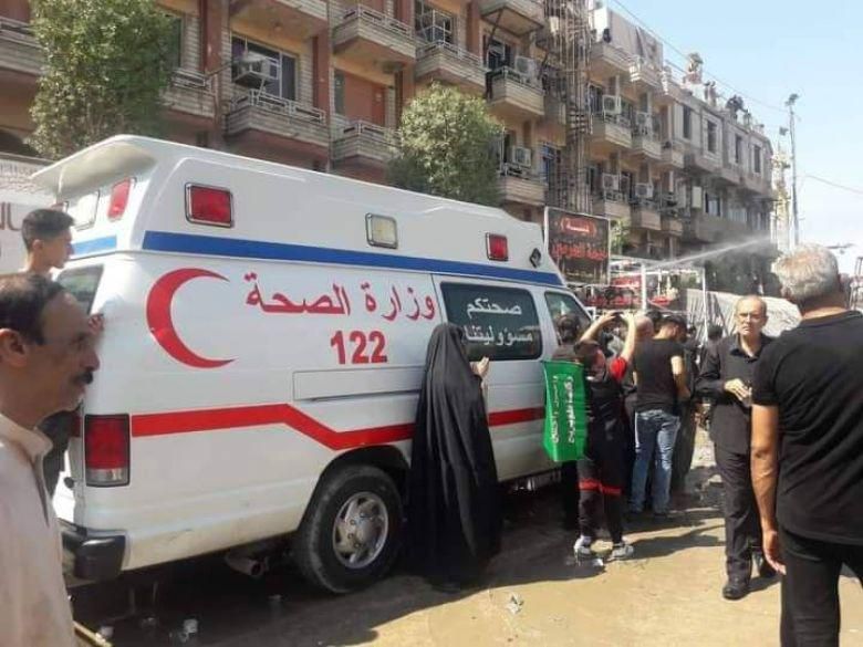 صحة كربلاء تواصل تقديم الخدمات للزائرين وتكشف عن تفاصيل خطة الاسعافات الاولية