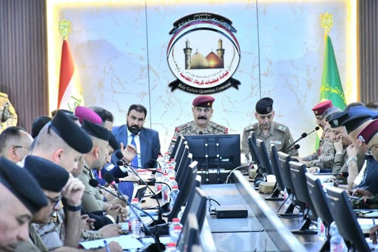 القيادات الأمنية في كربلاء المقدسة تناقش الخطط التنظيمية الخاصة بزيارة العاشر من محرم الحرام