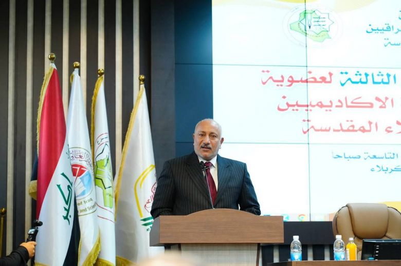 محافظ كربلاء: الأكاديميون شركاء أساسيون في التنمية خلال المؤتمر الانتخابي الثالث لنقابتهم