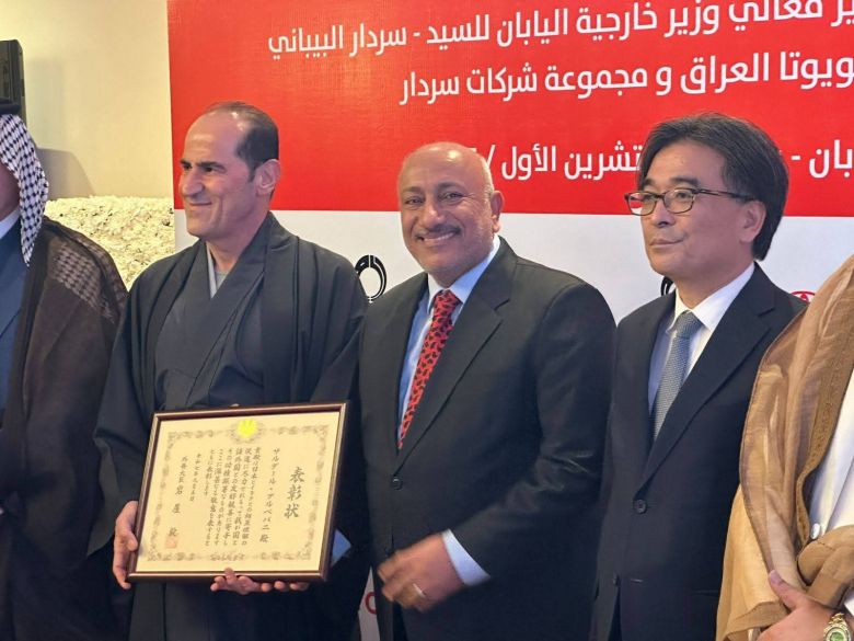 محافظ كربلاء يشارك في حفل ياباني دولي لتكريم أول عراقي ينال شهادة نوعية في الشرق الأوسط