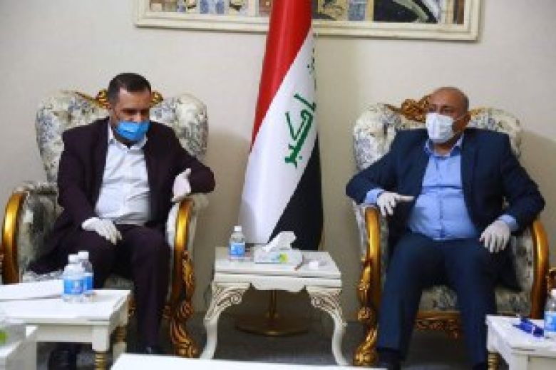 ضمن تواصله مع المسؤولين لخدمة أبناء المدينة، الخطابي يلتقي نائباً عن كربلاء المقدسة