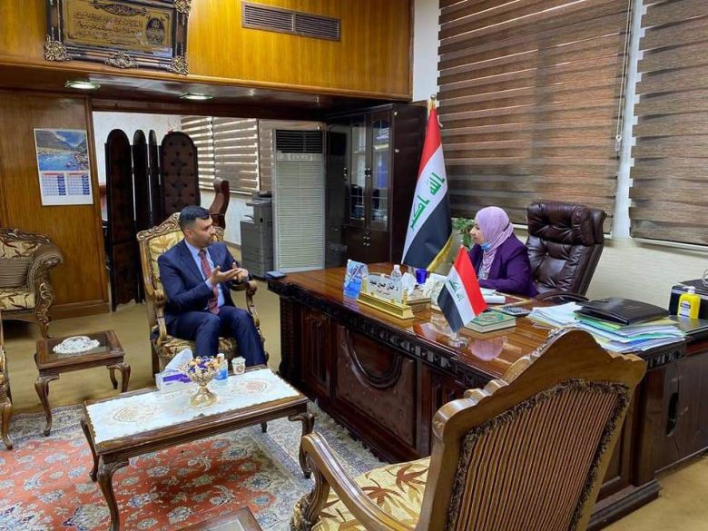 بالوثائق/قائمقام الهندية يؤكد استمرار العمل لانجاز جسر جديد في القضاء