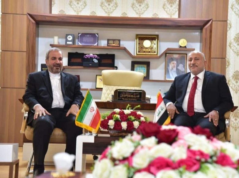 الخطابي يتباحث مع السفير الايراني سبل التعاون وتعزيز العلاقات الثنائية بين البلدين