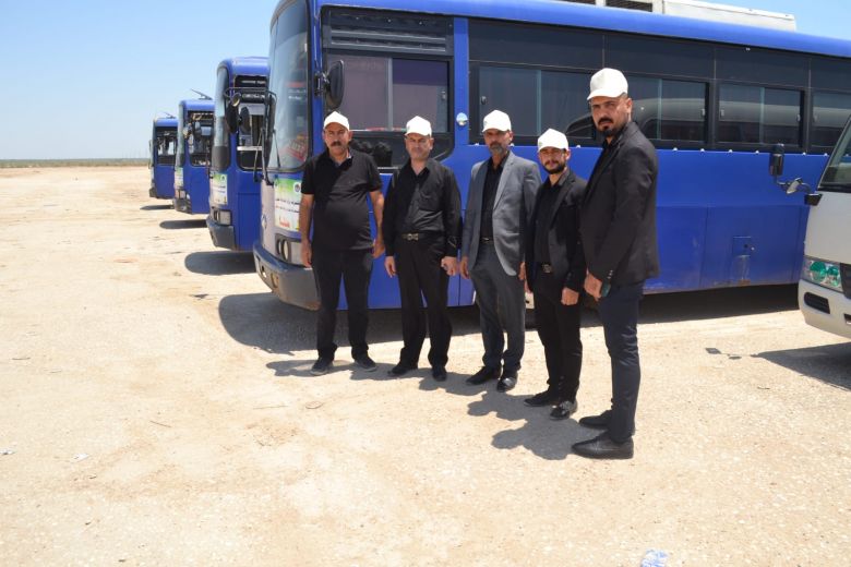 النفط تخصص باصات مكيفة للتفويج العكسي للزائرين