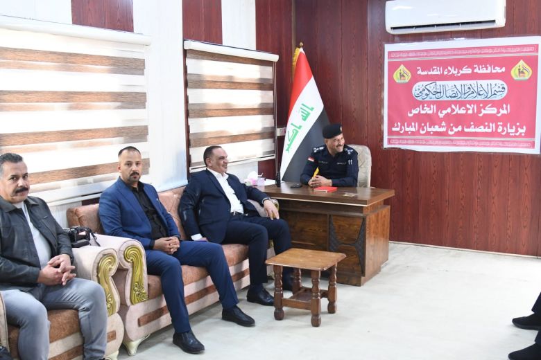 كربلاء ترفع جهوزيتها الإعلامية لزيارة النصف من شعبان بافتتاح المركز الإعلامي الرسمي