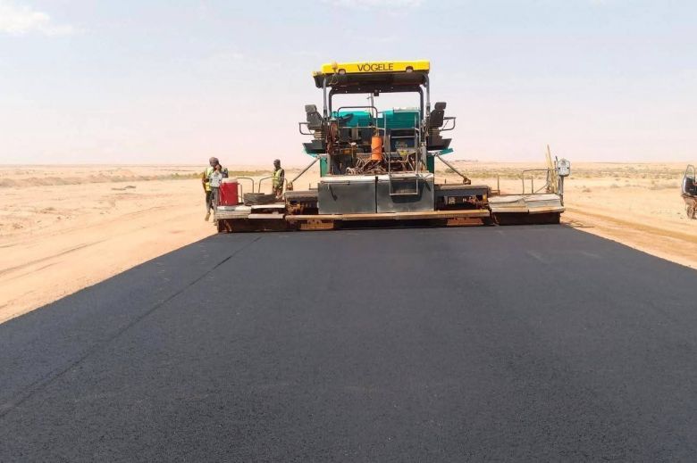 طريق النخيب - كربلاء يقترب من الاكتمال بنسبة إنجاز 97%