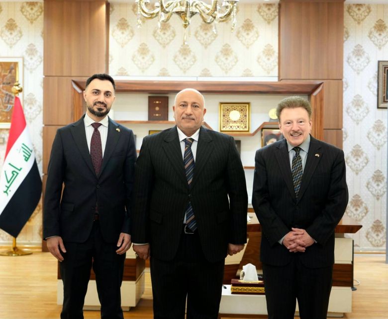 محافظ كربلاء يبحث مع غرفة التجارة الأمريكية العربية آفاق التعاون الاقتصادي والاستثماري