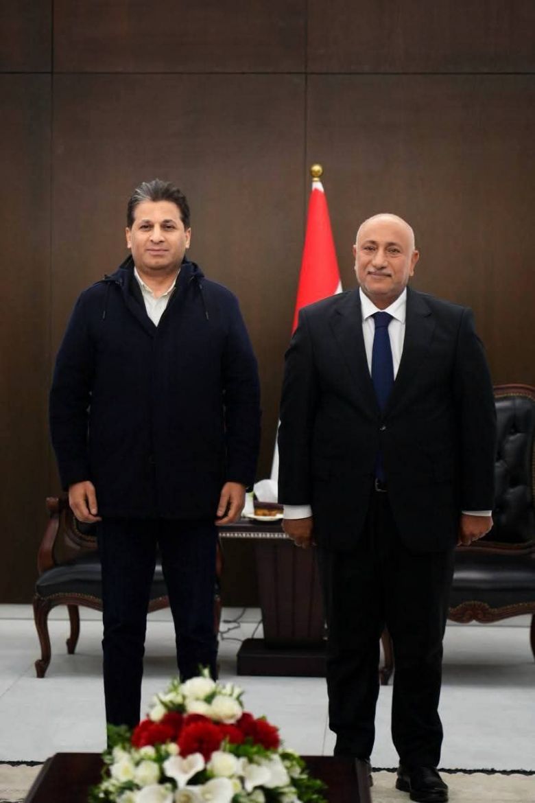 محافظ كربلاء يبحث مع رئيس اللجنة الأولمبية تطوير الرياضة في المحافظة