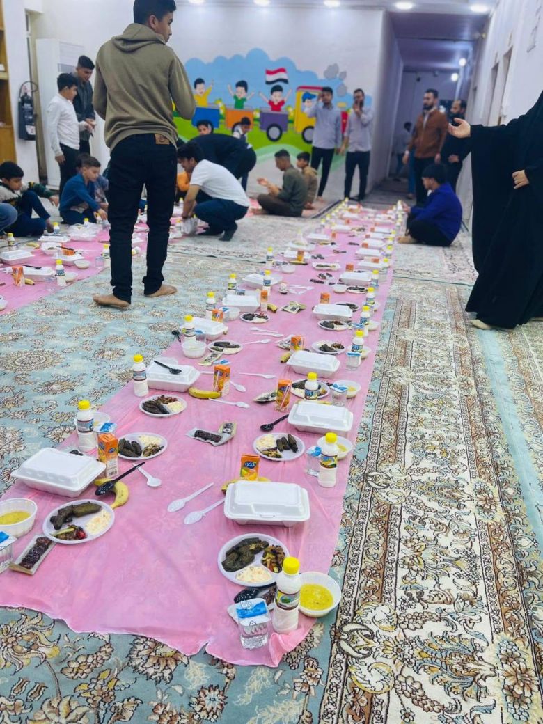 شباب ورياضة كربلاء تقيم أمسية رمضانية دافئة لأيتام شهداء العراق