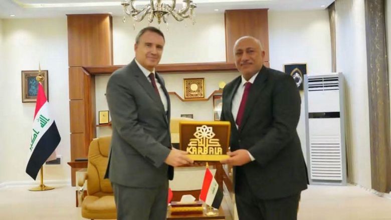 محافظ كربلاء المقدسة يبحث مع السفير التركي تعزيز التعاون المشترك في عدد من المجالات
