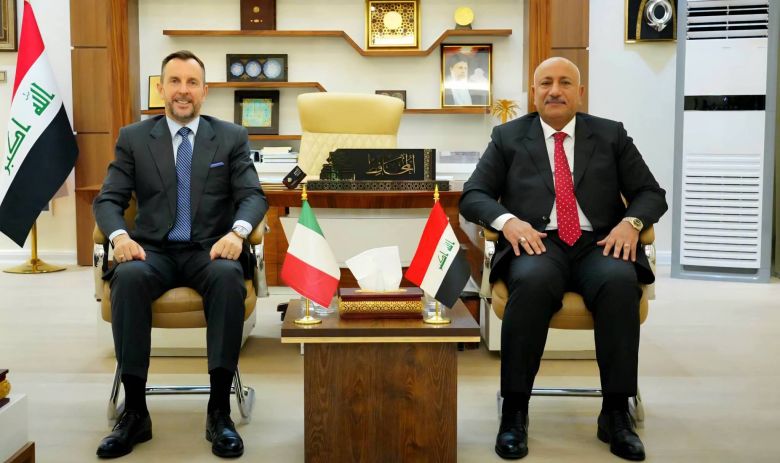 محافظ كربلاء المقدسة يبحث مع السفير الإيطالي تعزيز التعاون العلمي والثقافي والاقتصادي وتوأمة المدن
